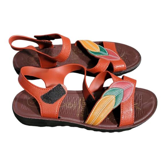 ABCDE Fashion Ankle Strap Open‎ Toe Sandals Women's Size 41 EU - Picture 2 of 6
